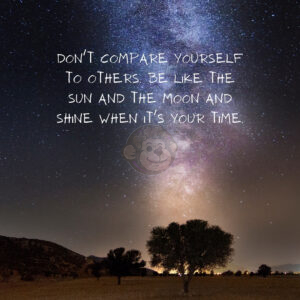 Motivational Quote: Comparing