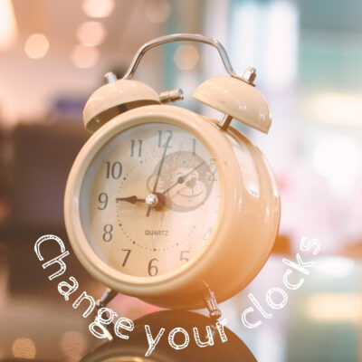 Change your clocks