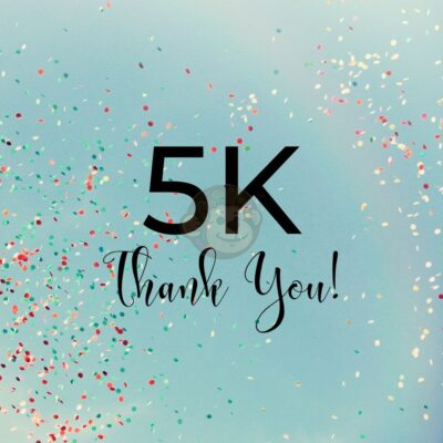 5000 followers