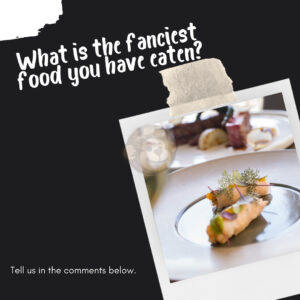 What is the fanciest food you have eaten?