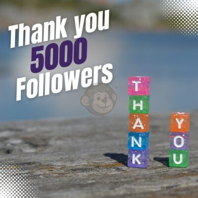 5000 followers