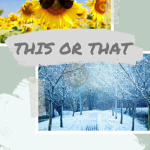This or That – Summer or Winter