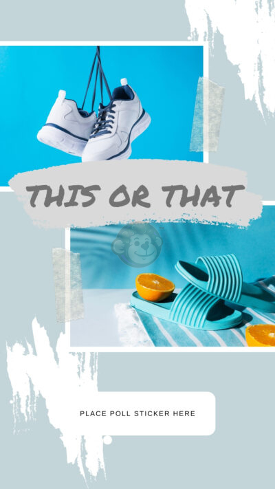 This or That –  Running Shoes or Sandals